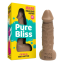 Мыло в виде пениса с присоской Pure Bliss Mini, коричневое - Фото №4