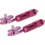 Зажимы для сосков с вибрацией Nipple Play One Touch Micro Vibro Clamps, розовые - Фото №2