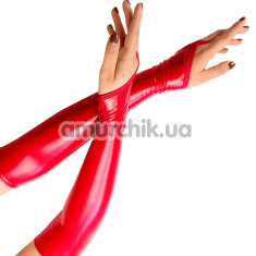 Перчатки длинные Art of Sex Lora, красные - Фото №1