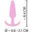 Анальна пробка Cuties Mini Butt Plug 556858, рожева - Фото №6