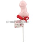 Цукерка у вигляді пеніса Succulent Willie Lollipop, полунична - Фото №1