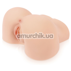 Штучна вагіна і анус з вібрацією Kokos Olivia Say, тілесна - Фото №1