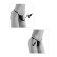 Трусики з анальною пробкою з вібрацією HookUp Panties Remote Bowtie Bikini, чорні - Фото №14