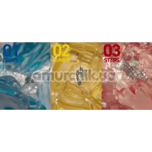 Мастурбатор Tenga Spinner DX 03 Steps, прозорий