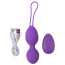 Вагинальные шарики с вибрацией M-Mello Ridged Vibrating Bullet, фиолетовые - Фото №2