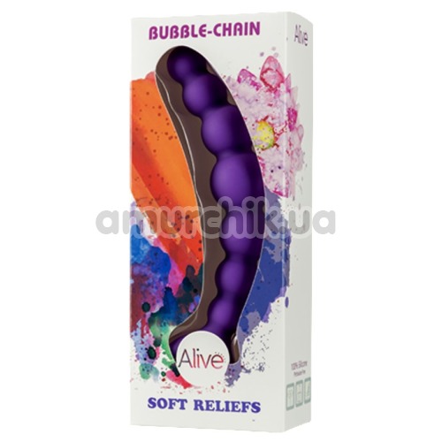 Анальний ланцюжок Alive Bubble Chain, фіолетовий