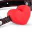 Кляп Whipped Heart Ball Gag, красный - Фото №4