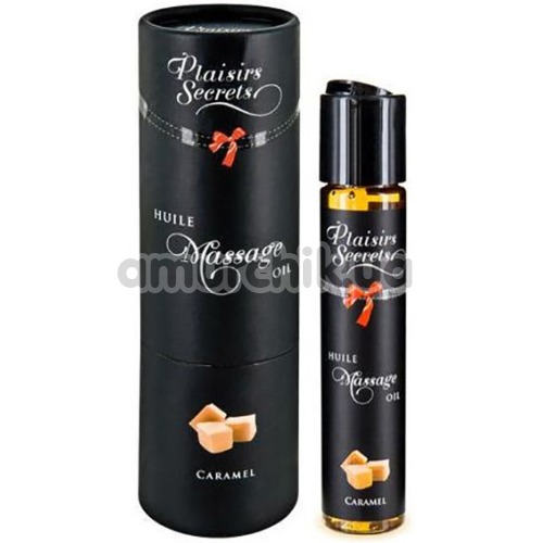Массажное масло Plaisirs Secrets Paris Huile Massage Oil Caramel - карамель, 59 мл