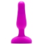 Анальная пробка с вибрацией B-Vibe Vibrating Novice Plug, розовая - Фото №2