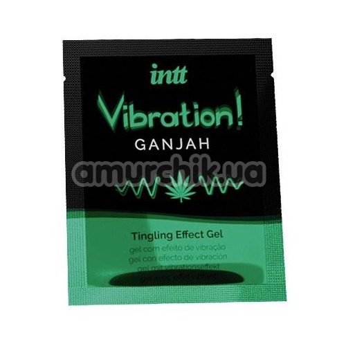 Збуджуючий гель з ефектом вібрації Intt Vibration Ganjah Tingling Effect Gel - Ганжа, 5 мл