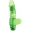 Вибратор Jelly Joy 20842, 15 см зеленый - Фото №1