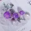 Анальная пробка Liebe Seele Crystal Heart-Shaped Anal Plug Medium, фиолетовая - Фото №4