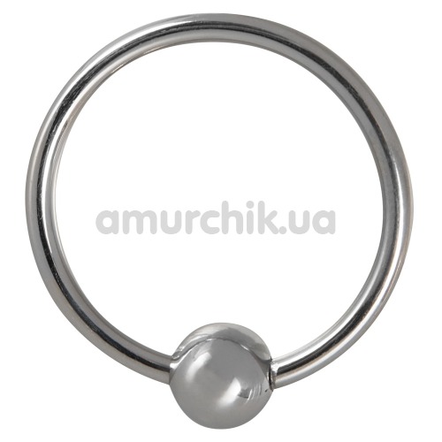 Эрекционное кольцо Sextreme Steel Glans Ring With Ball, 2.8 см