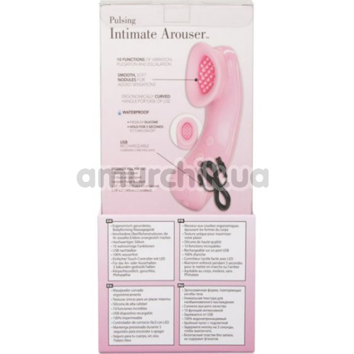 Симулятор орального секса для женщин Pulsing Intimate Arouser, розовый