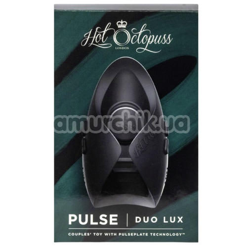 Мастурбатор з вібрацією Kiiroo Hot Octopuss Pulse Duo Lux, чорний