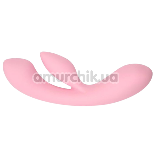Вибратор Aphrovibe Dual Fulfill Bunny, розовый