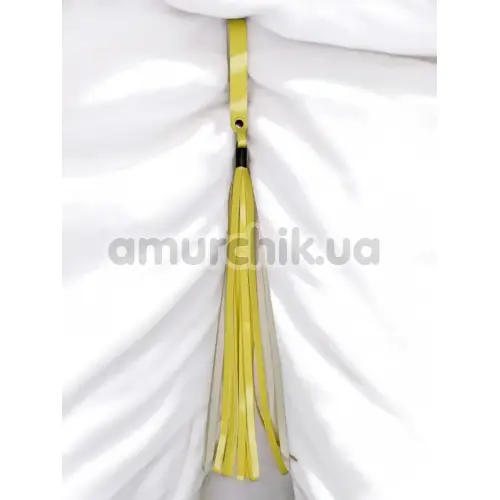 Флоггер Flirty Lacquer Flogger, желтый