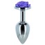 Набор из вибропули и анальной пробки с фиолетовой розочкой Power Bullet + Lux Active Rose Anal Plug - Фото №3