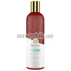 Масажна олія Dona Restore Peppermint & Eucalyptus - м'ята і евкаліпт, 120 мл - Фото №1