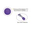 Клиторальный вибратор Odeco Quenby, фиолетовый - Фото №3