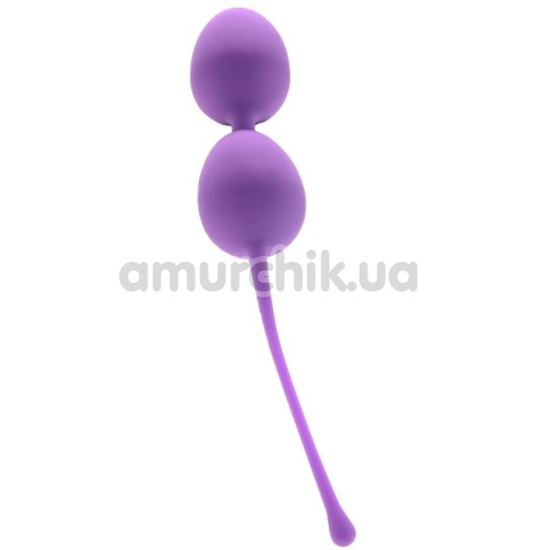 Набір вагінальних кульок Intimate + Care Kegel Trainer Set, фіолетовий