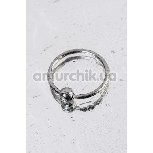 Кольцо на головку члена Toyfa Metal Ring, серебряное