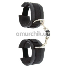 Фиксаторы для рук Guilty Pleasure Luxurious Handcuffs 520005, черные - Фото №1