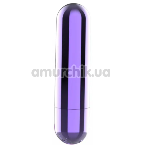 Клиторальный вибратор Boss Series Power Bullet Glossy, фиолетовый