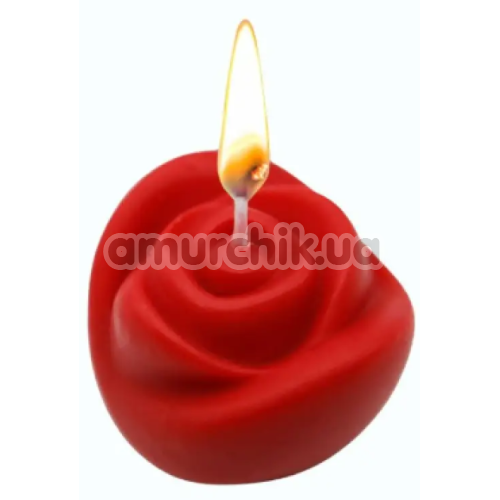Свеча Lockink Flaming Rose, красная - Фото №1