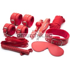 Бондажний набір Bondage Sex Toy Kit, червоний - Фото №1