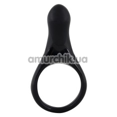 Эрекционное кольцо The P-Point Perineum Cock Ring, черное - Фото №1