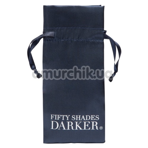 Краватка Fifty Shades Darker His Rules, чорна