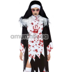 Костюм монахини-убийцы Leg Avenue Killer Nun: платье + платок - Фото №1