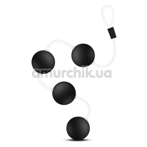 Анальные шарики Perfomance Pleasure Balls, черные