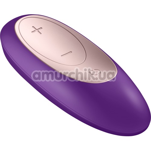 Вибратор с дистанционным управлением Satisfyer Double Plus Remote, фиолетовый
