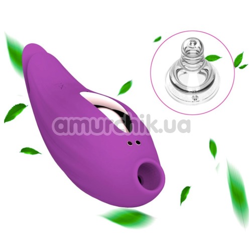 Симулятор орального сексу з вібрацією для жінок Sucking Vibrator PL-VR292, фіолетовий