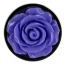 Набор из вибропули и анальной пробки с фиолетовой розочкой Power Bullet + Lux Active Rose Anal Plug - Фото №4