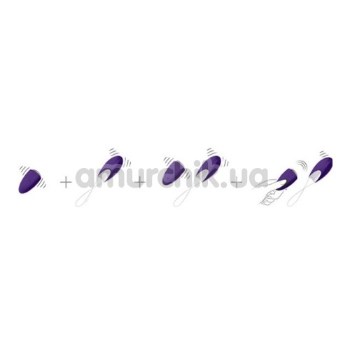 Виброяйцо OVO R1, фиолетовое