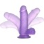 Фаллоимитатор Jelly Studs Small, фиолетовый - Фото №4