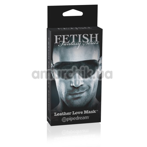 Маска на глаза Leather Love Mask Limited Edition, чёрная