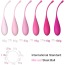Набор вагинальных шариков FemmeFit Pelvic Muscle Training Set, розовый - Фото №4