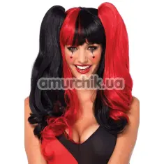 Парик Leg Avenue Harlequin Wig, черно-красный - Фото №1