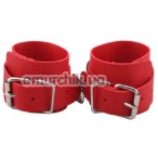 Наручники Handcuffs With Chain, красные - Фото №1