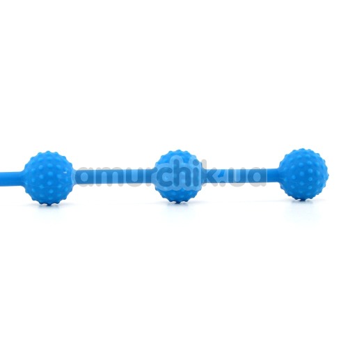 Набор анальных цепочек Posh Silicone “O” Beads, голубой