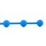 Набор анальных цепочек Posh Silicone “O” Beads, голубой - Фото №8