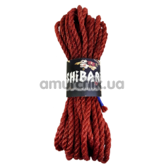 Веревка Feral Feelings Shibari 8м, бордовая - Фото №1