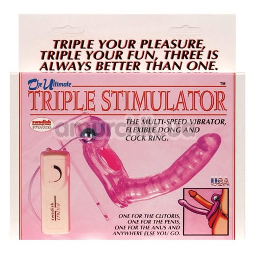 Кольцо-насадка Cock Ring Triple Stimulator