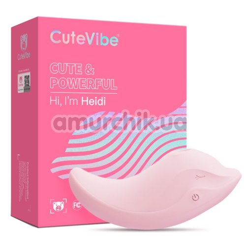Симулятор орального секса для женщин с вибрацией CuteVibe Heidi, розовый