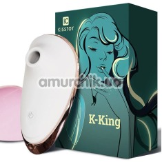 Симулятор орального секса для женщин KissToy K-King, розовый - Фото №1