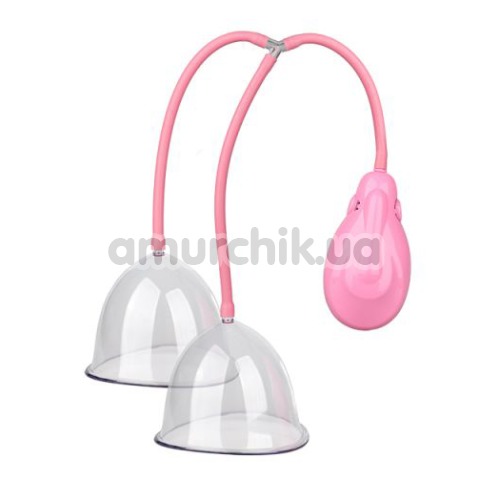 Вакуумна помпа для грудей Breast Enlargement Pump, рожева - Фото №1